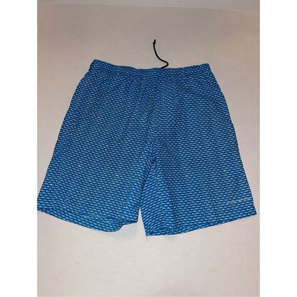 Columbia PFG Mens Small Swim‎ Trunks Deep Sea Fish Print Mesh Lined cut out Omni - Picture 1 of 6